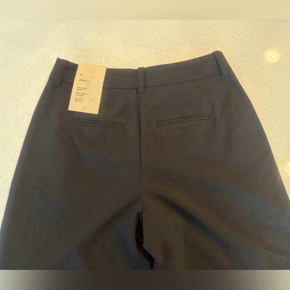 Frank & Oak The Jane Straight Leg High Rise Trousers NWT! - Picture 6 of 12